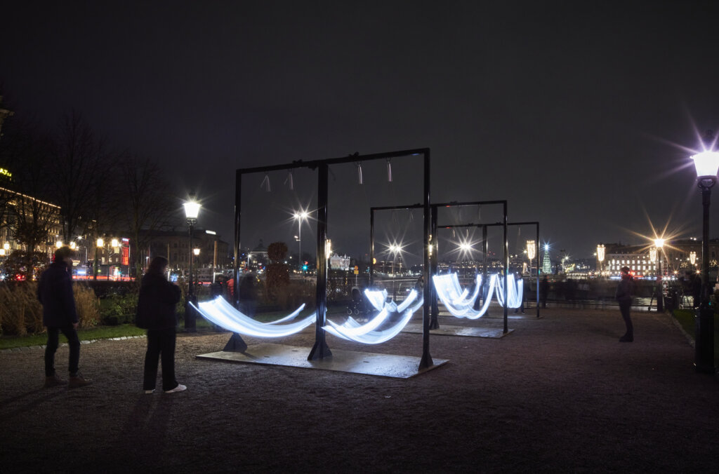 Alexander Lervik, Sense Light Swing. Nobel Week Lights 2020