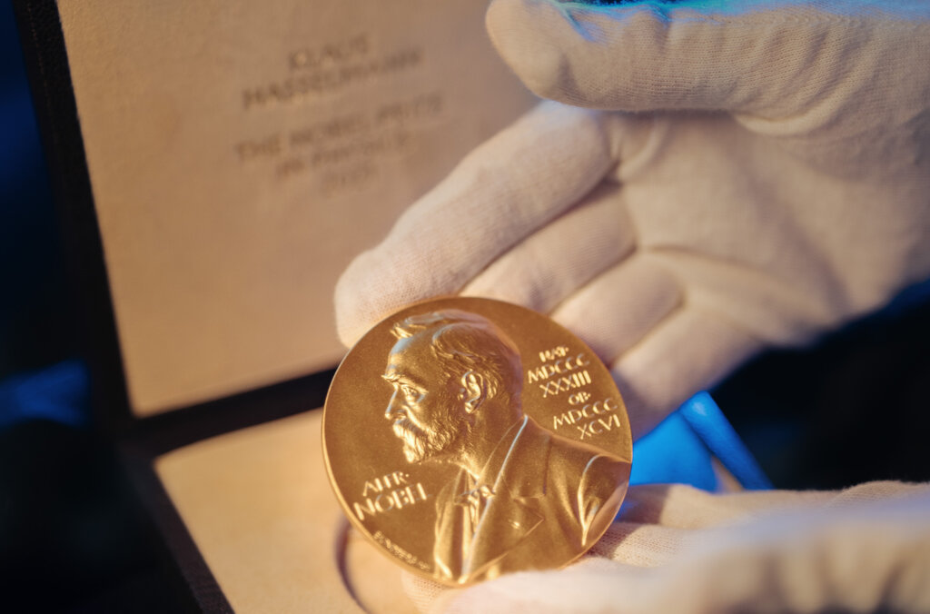 Nobelprismedalj.