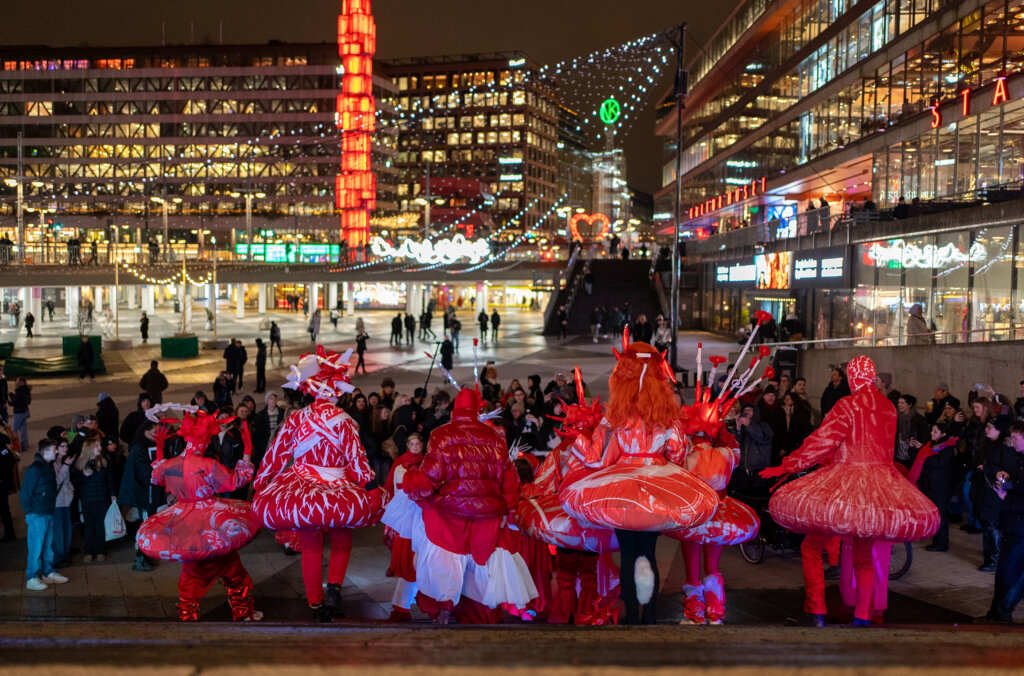 Subatomic Lucia performance at Nobel Week Lights 2024