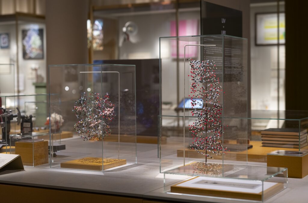 Detail from the exhibition "These things changed the world".