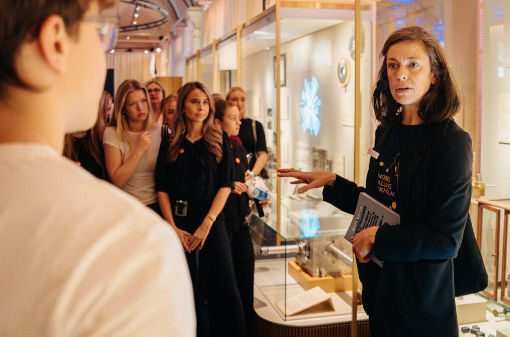 Guidad visning på museet.