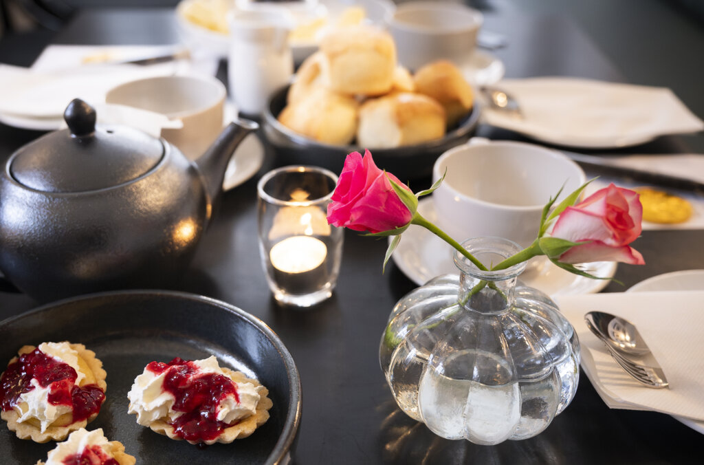 Afternoon tea i Bistro Nobel.