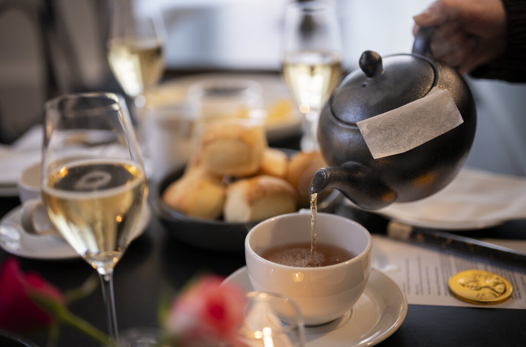 Afternoon tea i Bistro Nobel.