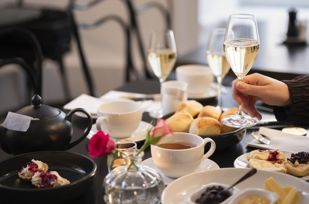 Afternoon tea i Bistro Nobel.