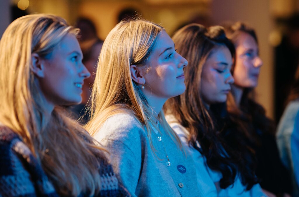 Audience in the museum.