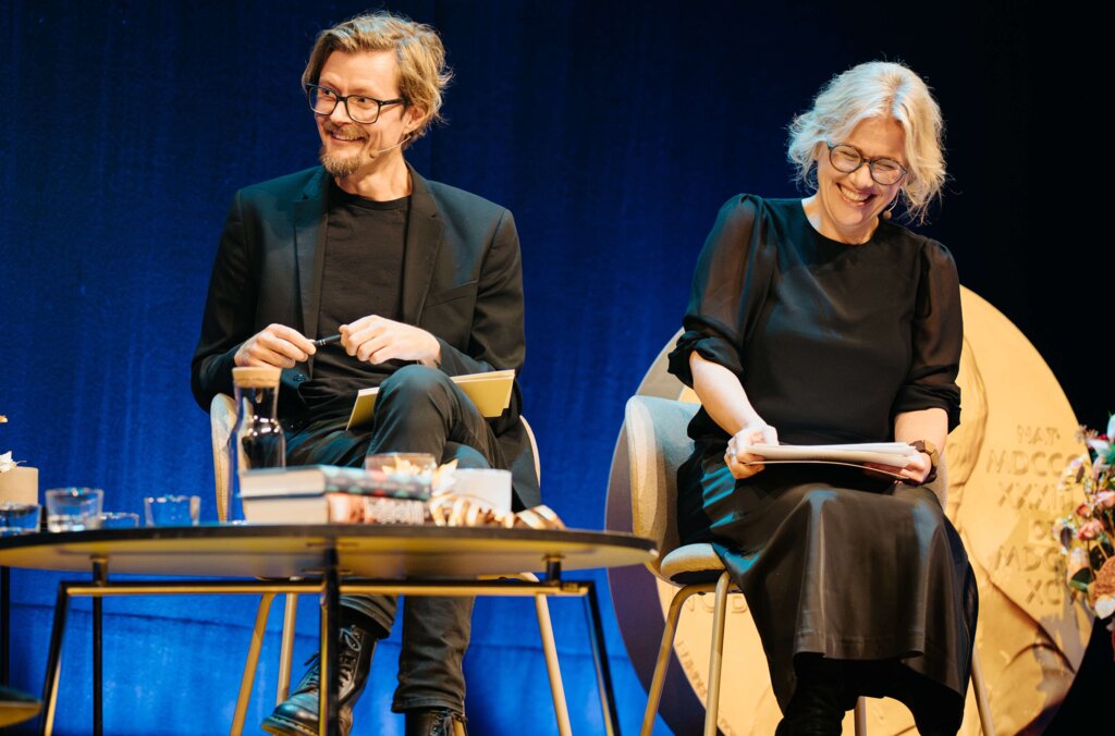 Gustav Källstrand and Carin Klaesson.