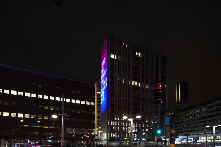 Emma Hjortenklev Wassberg and Fredrik Matz, Jag vill hålla dig.. Nobel Week Lights 2020