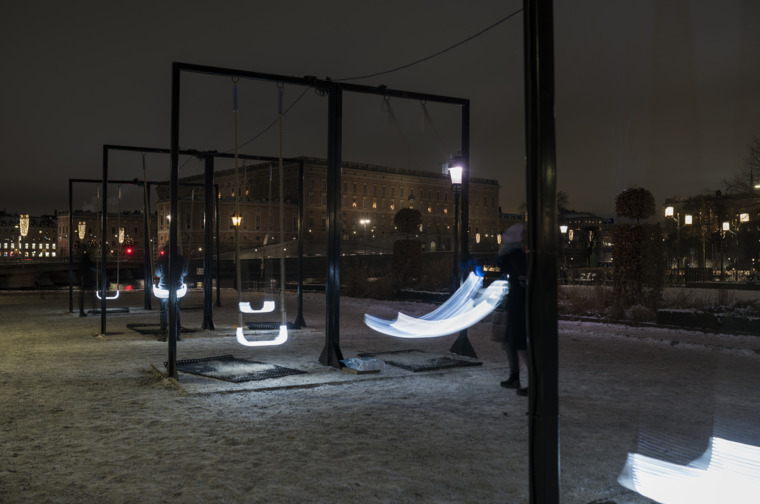 Alexander Lervik, Sense Light Swing. Nobel Week Lights 2020