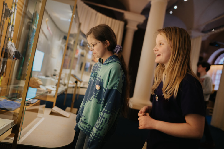 Barn på Nobelprismuseet