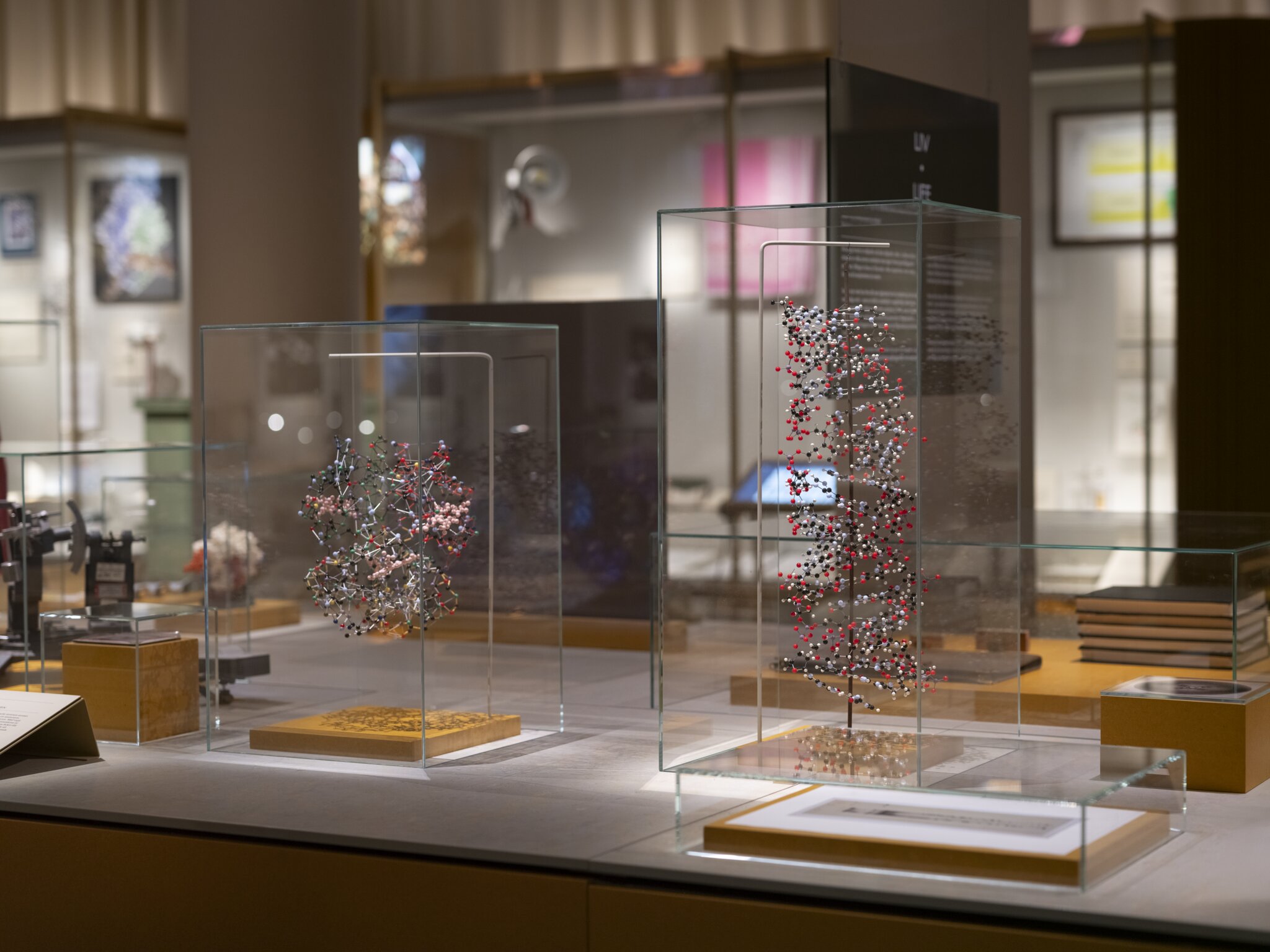 Detaljbild från utställningen "Sakerna som förändrar världen".