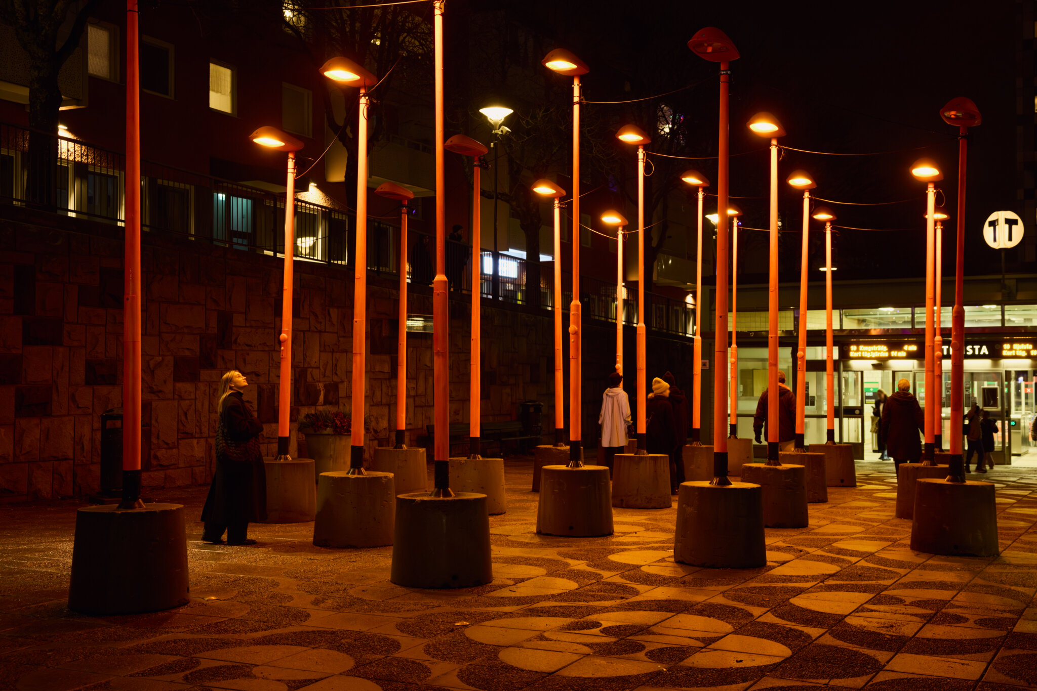 Streetlamp Grove Tensta Wolfe Design Studio Nobel Week Lights 2025