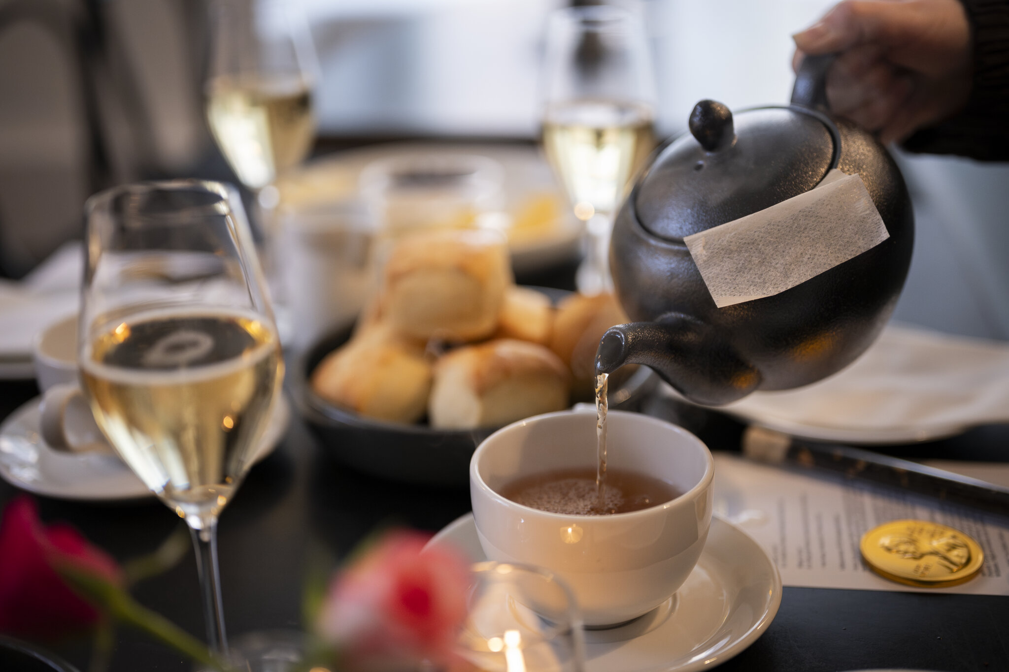 Afternoon tea i Bistro Nobel.