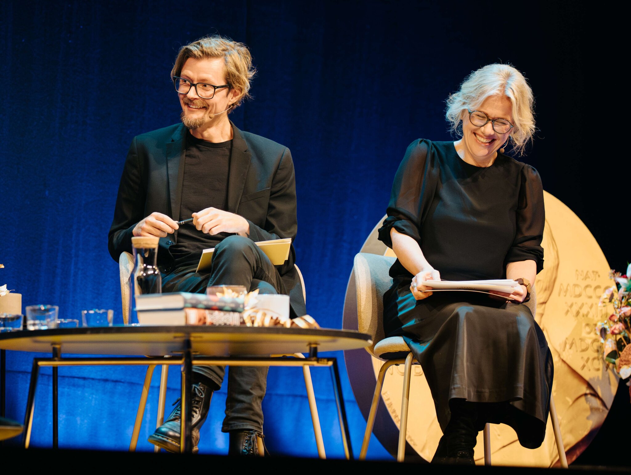 Gustav Källstrand och Carin Klaesson.