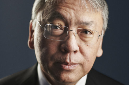 Kazuo Ishiguro official Nobel portrait